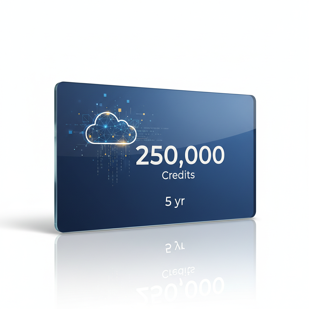 e 250,000 Credits, 5 yr