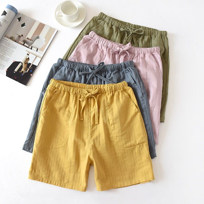 Linen Cotton And Linen Large Size Student Sports And Leisure Shorts - KAISERINC