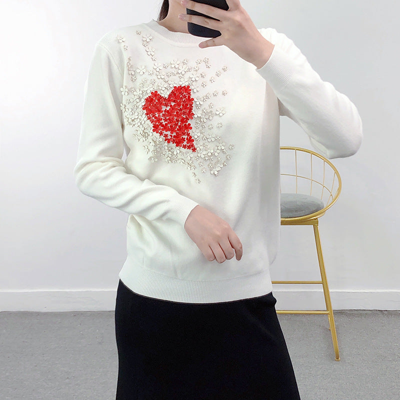Sweet Knitting Sweater Warm Casual Tops - KAISERINC