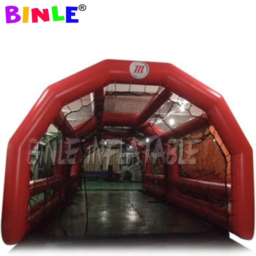 Commercial Grade Inflatable baseball pitch speed batting cage filed For Sport Game