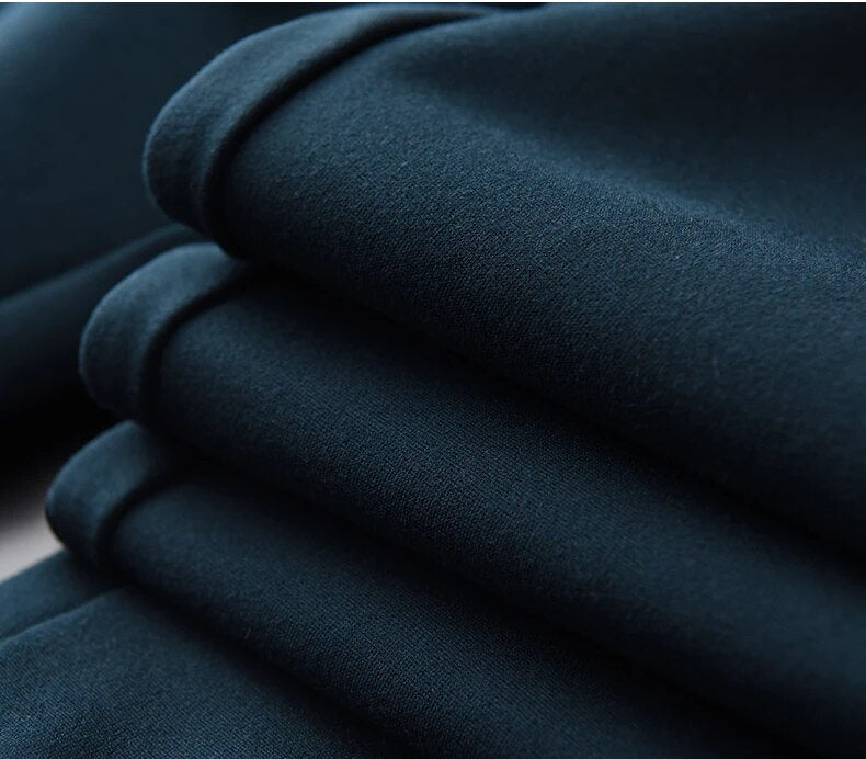 Azazel Green Mens Pants Luxury Embroidery Casual Sport Male Pants Plus Size 4xl Autumn And Winter Slim Fit Thick Man Trousers