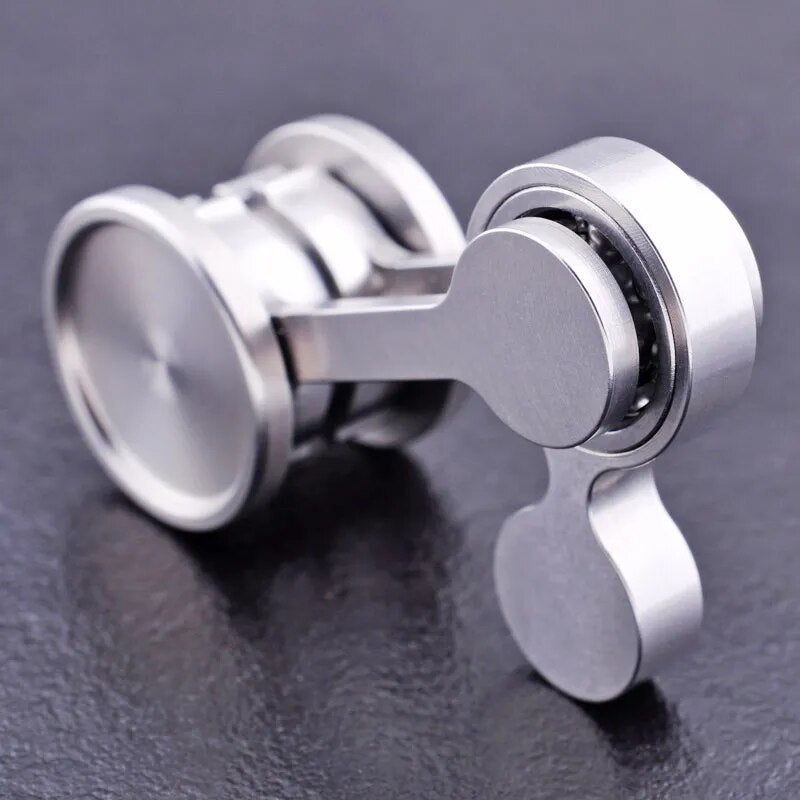 304 stainless steel Chaotic pendulum Fingertip gyro Double pendulum stainless steel Edc adult decompression toy Manual rotator