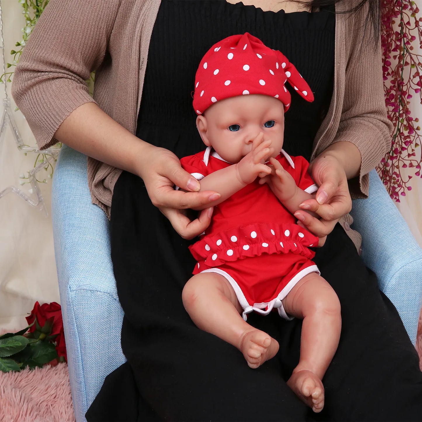 IVITA WG1506 51cm (20") 3.2kg Silicone Reborn Baby Realistic Toddler Lifelike Bebe Early Education Toy Simulated for Children