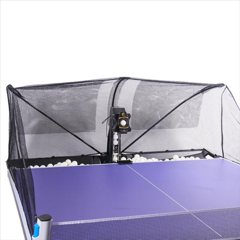 SUZ Wireless Remote Control Table Tennis Robot S302 PING PONG Training Machine Automatic Tennis-Ball-Machine for 40+ balls