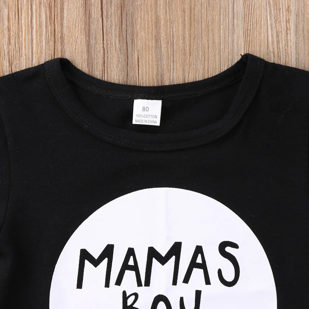 Fashion Newborn Infant Baby Boy Toddler Letter Printed Boy Cotton T-shirt Tops+Short Outfit Clothes