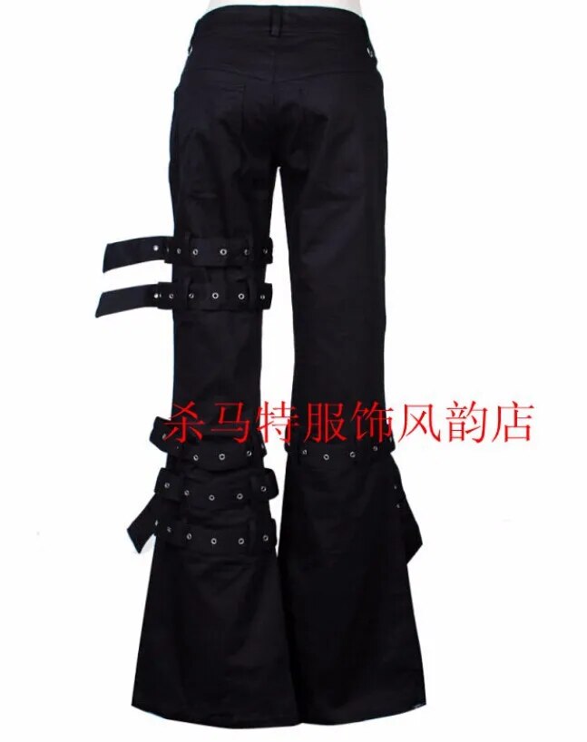 27-40 2022 Men's Clothing GD Hair Stylist Fashion Personality Rivet Gas Hole Hiphop Jeans Plus Size Punk Pants Costumes