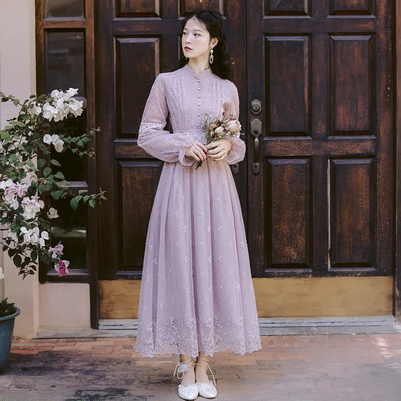 2020 new fashion women's clothing Vintage dress women
