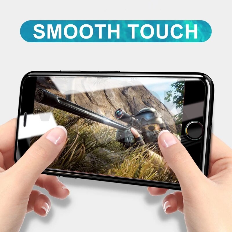 999D Curved Protective Glass For iPhone 7 8 6 6S Plus SE 2020 Glass Screen Protector iPhone X XS 11 Pro Xs Max XR Glas Film Case