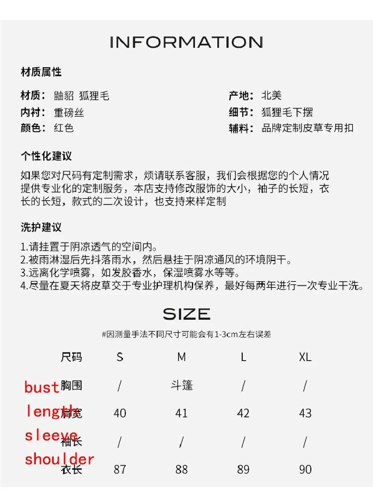 Women's Fur Coat 2223 Trend Natural Fur Long Mink Red Fashion Outerwear Jackets Trench Coats New In Outdoor Clothes Clothing
