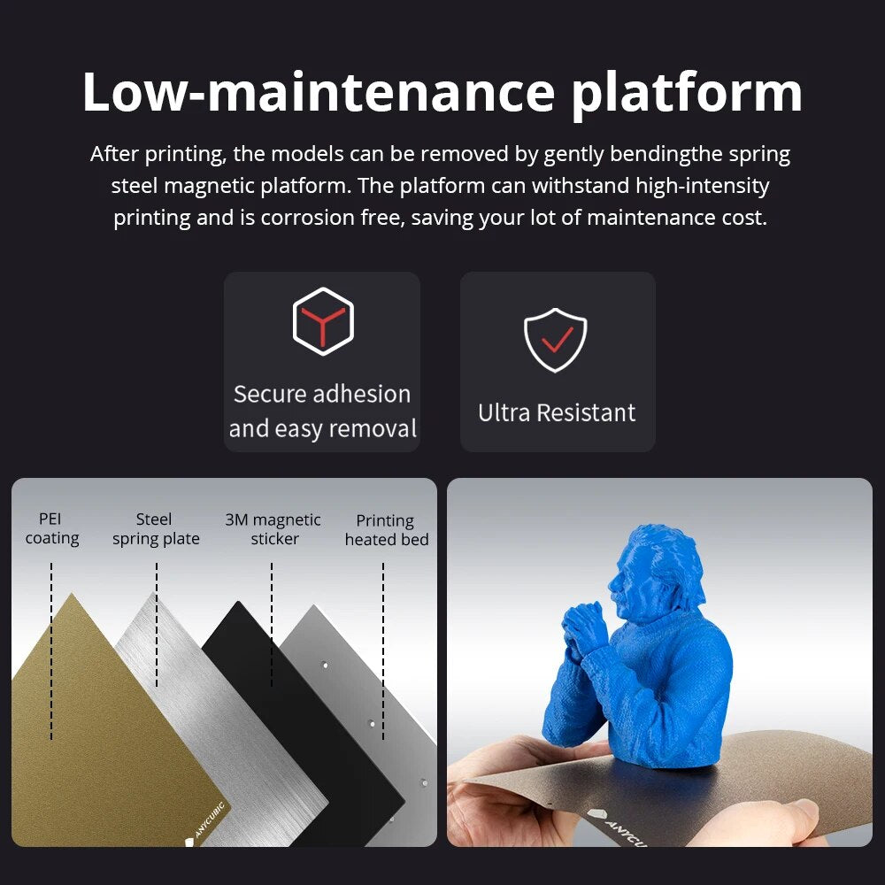 ANYCUBIC KOBRA DIY 3D Printers 220*220*250mm desktop 3d Printing Dirext Extruder 25 Points Auto-Leveling FDM 3D impressora