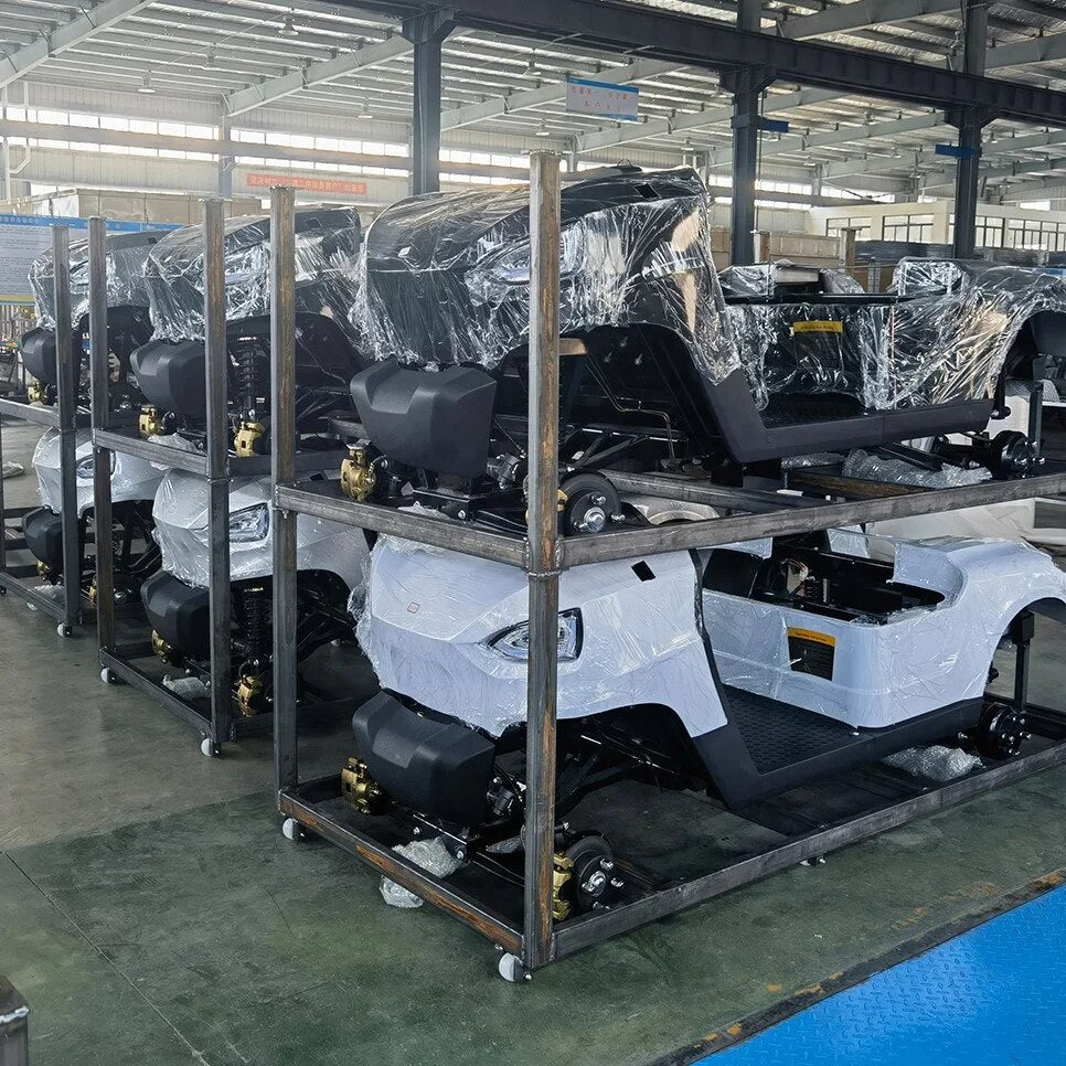 Factory Direct Sale 6 Person Seat Electric Luxury Golf Cart 48v Golf Buggy Car Malaysia/Off Road 4 Wheel Drive Classic Club Car