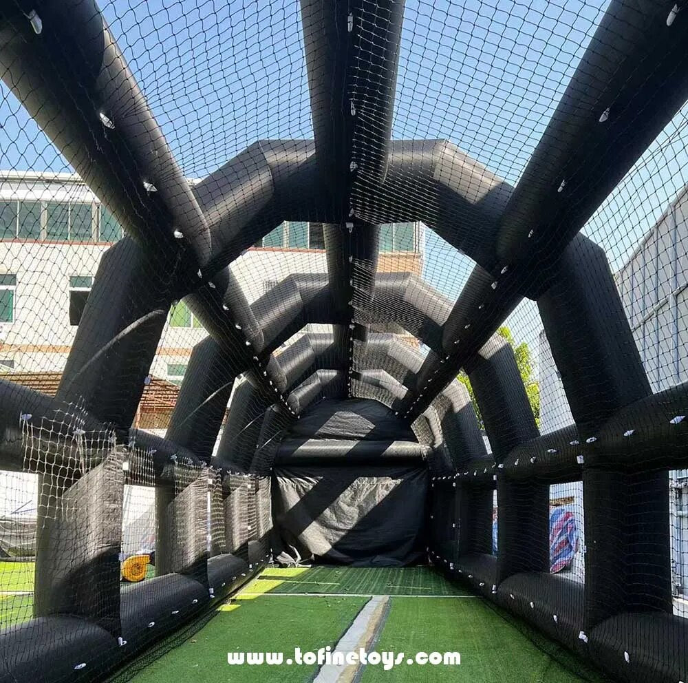 Cheap Oxford material baseball hitting field inflatable batting cage