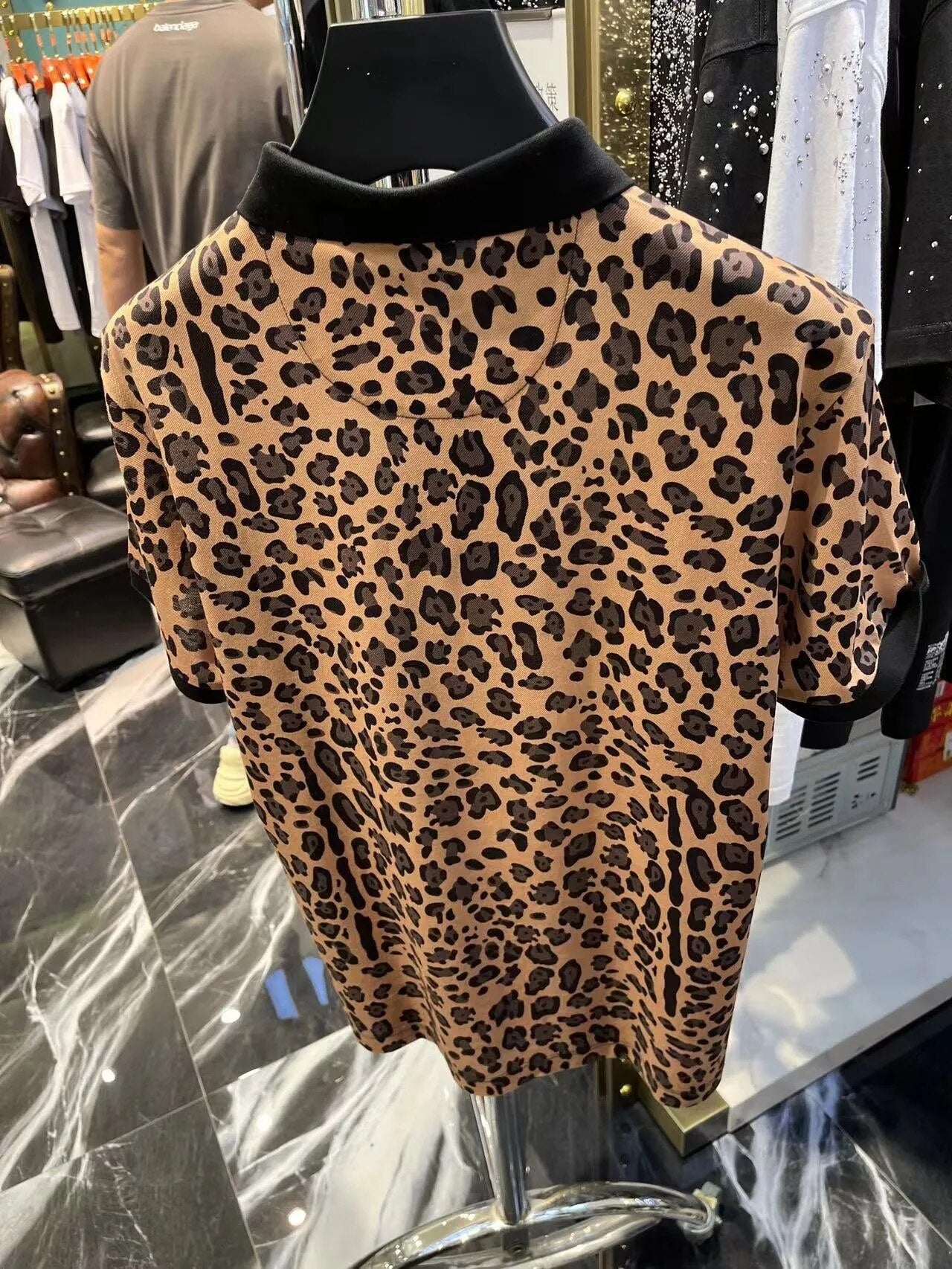 Fashion zc9589 Men's Tops & Tees 2022 Runway Luxury European Design Print party style T-Shirts Men's Clothing