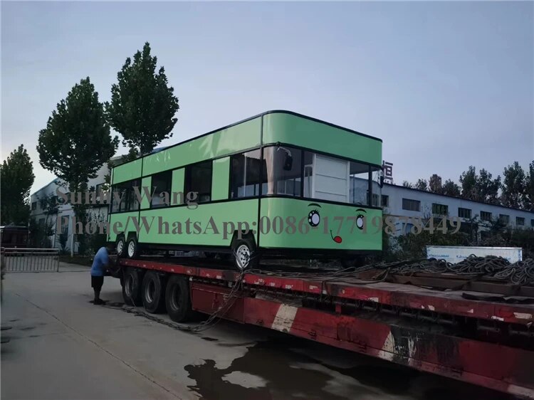 OEM 7m long Concession Food Cart Electric Truck Food Kiosk Hot Dog Kiosk Catering Trailer Sushi Dining Car