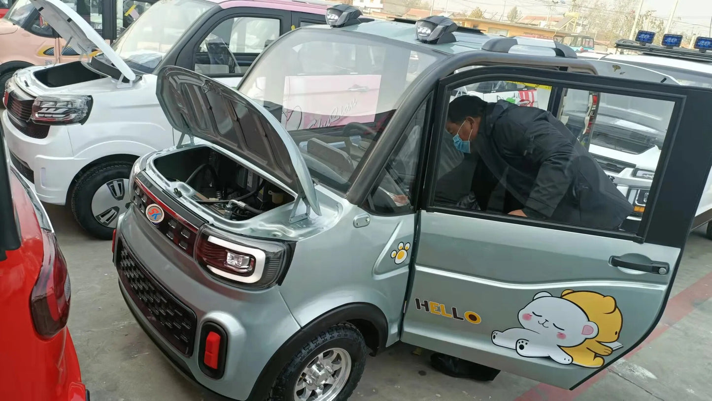 Factory Direct Sales four wheel electric mini car lead acid battery cheap electric vehicle in china