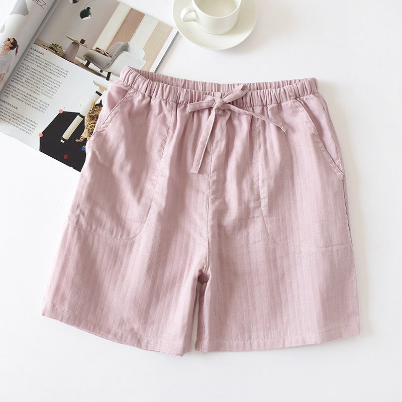 Linen Cotton And Linen Large Size Student Sports And Leisure Shorts - KAISERINC