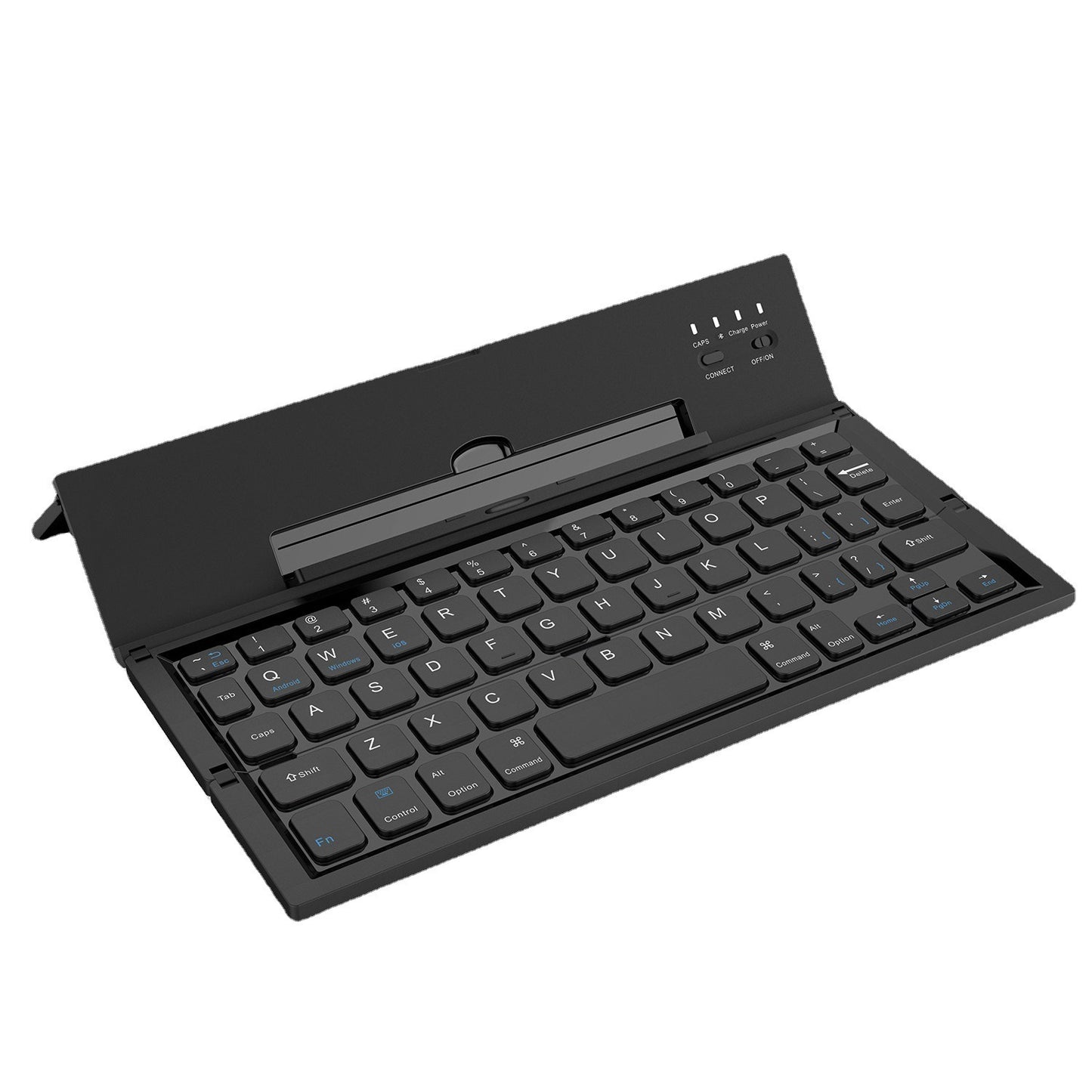 Mini blue tooth foldable pc keyboard portable notebook three fold keyboard for business laptop pad computer - KAISERINC