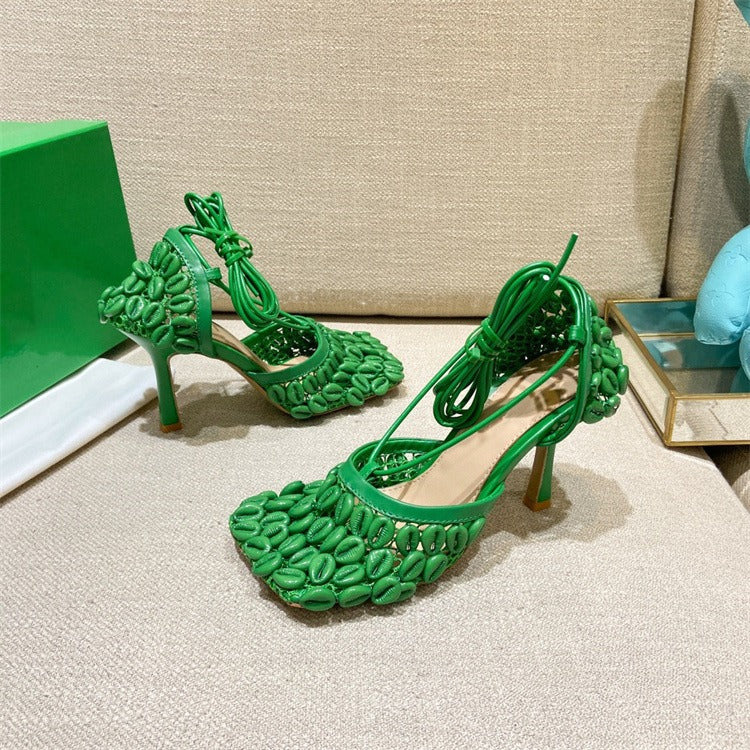 Ankle Bandage Design Rome Sandals ladies Sexy Hot Sole Fashion Brand Shoes - KAISERINC