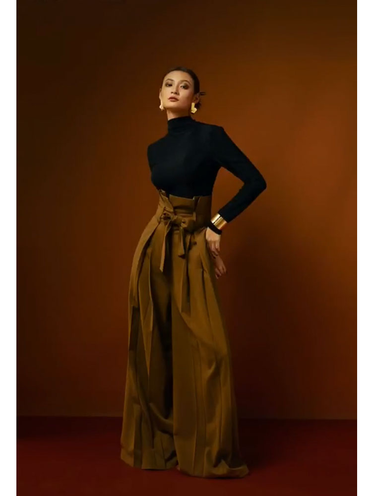 High Waist, Long Legs, Loose Drop, Straight Tube, Wide Leg Suit Pants for Women - KAISERINC