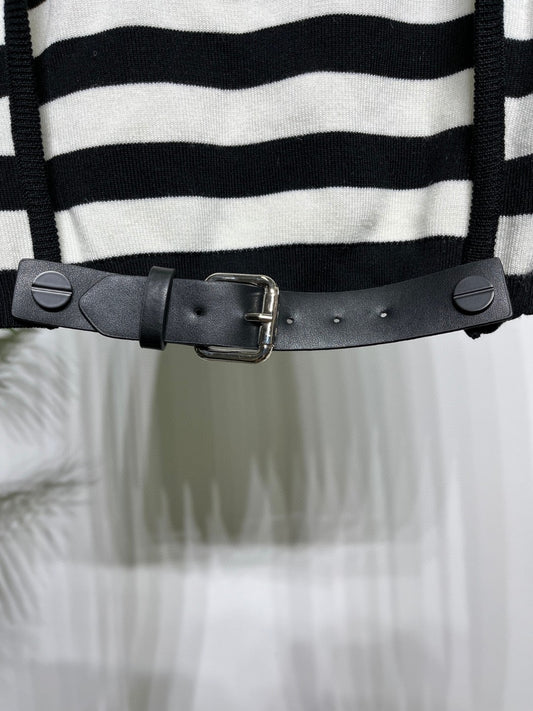 Autumn Casual New Women High Quality Striped Backless Wool Jumpers Female Chic Sweater - KAISERINC