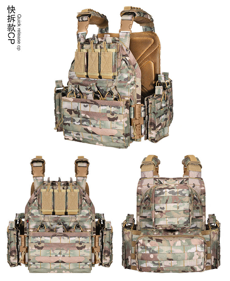 Outdoor Quick Dismantling Tactical Vest Outdoor Equipment 6094 Tactical Vest CS Training Equipment - KAISERINC