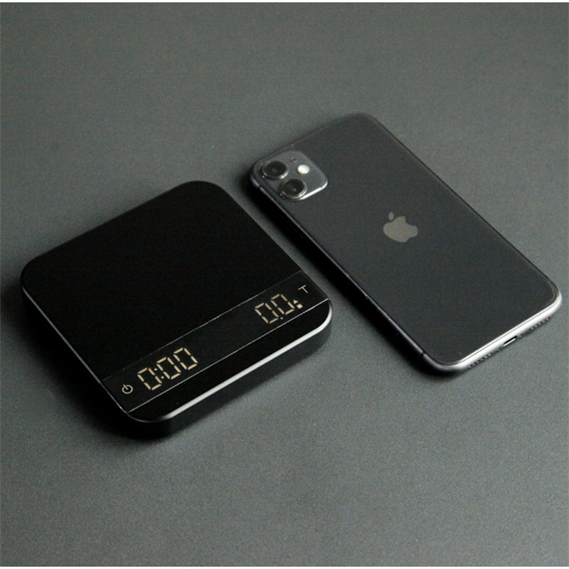 Ultra Thin Espresso Electronic Scale Manual Brewing Intelligent Automatic Timing Coffee Scale