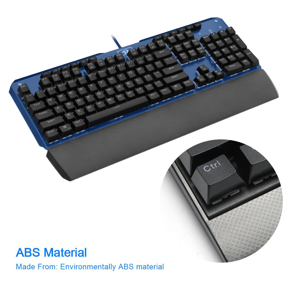 Redragon USB mechanical gaming keyboard ergonomic RGB LED backlit keys Full key anti-ghosting 104 wired Computer gamer K555RGB - KAISERINC