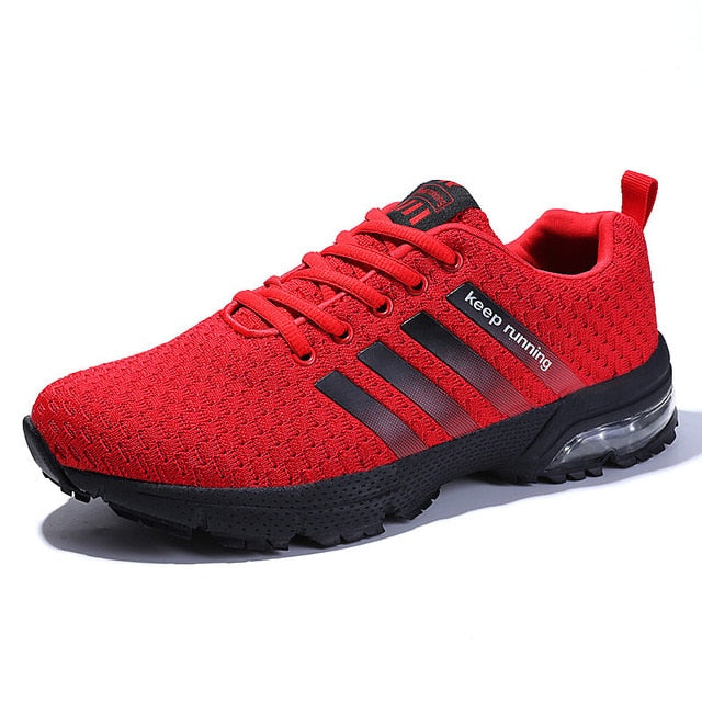 Running Shoes Men Adult Breathable Mehs Sport Shoes Athletic Walking Jogging Fitness Lace-up Couple Sneakers - KAISERINC
