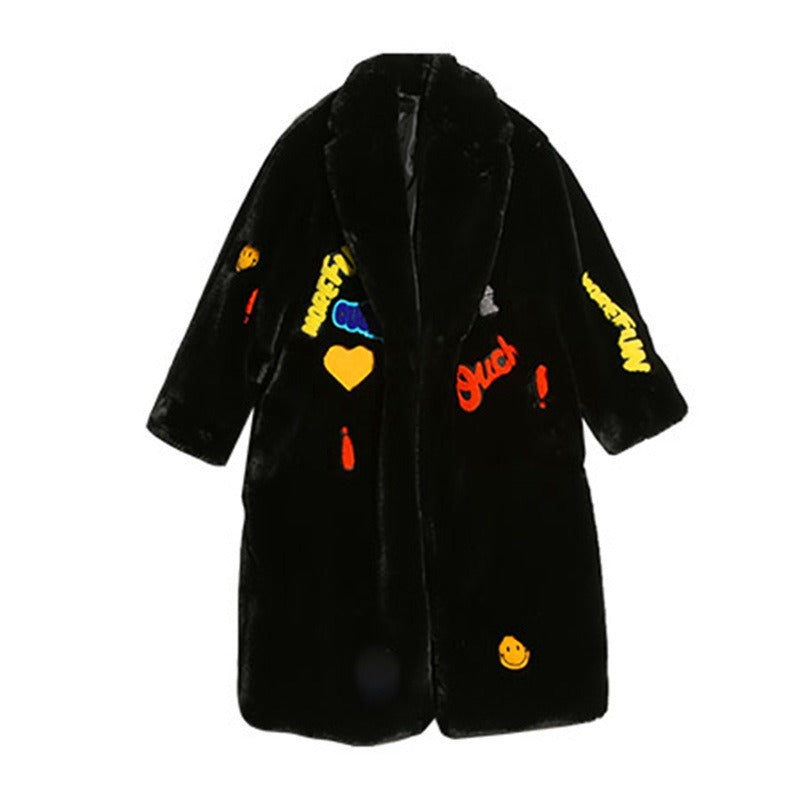 Faux Fur Coat Women Long Sleeve Thick Warm Teddy Coat - KAISERINC
