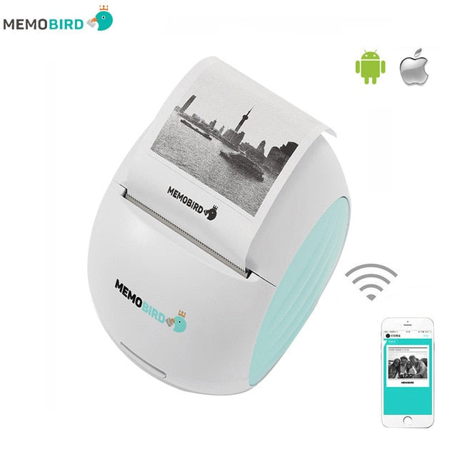 Label printer MEMOBIRD G2 New Mini Printers Phone WIFI Remote Wireless Connection Printers Photo Thermal Printers - KAISERINC