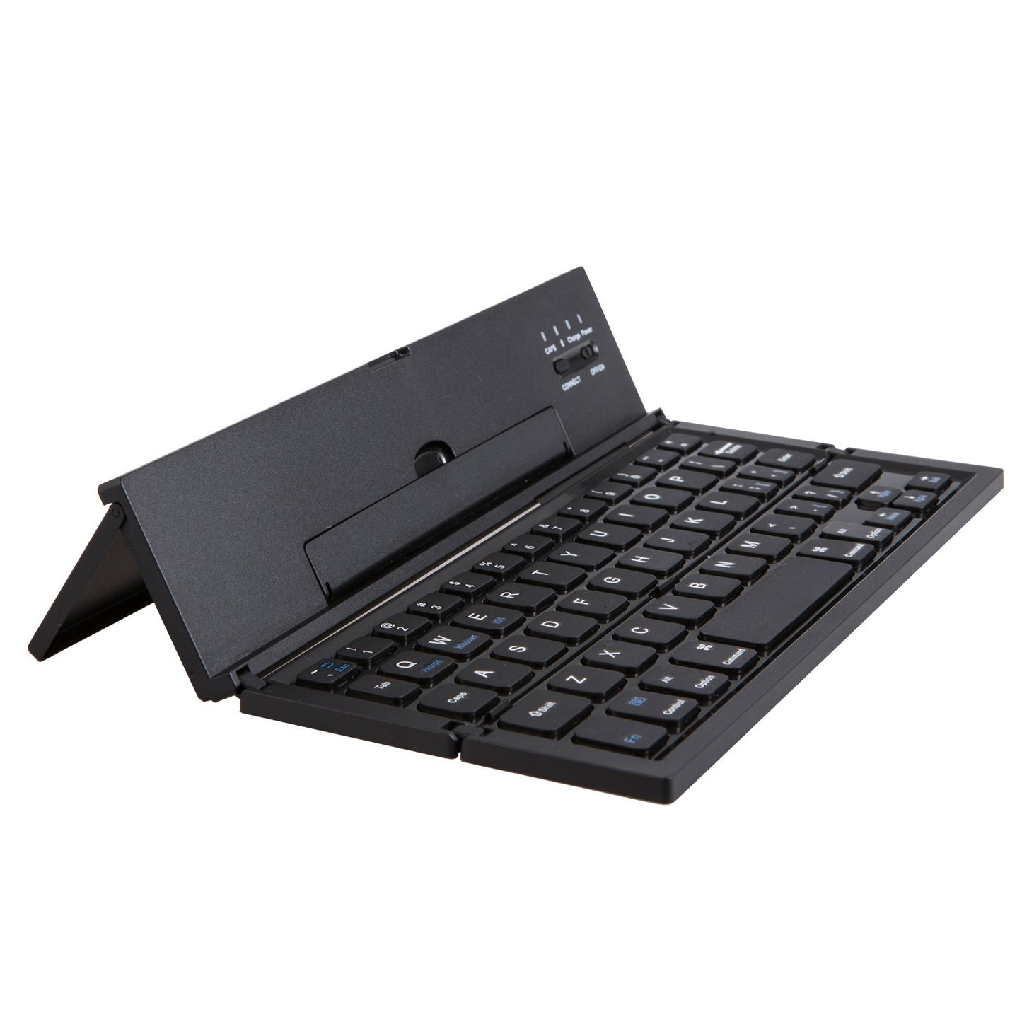 Mini blue tooth foldable pc keyboard portable notebook three fold keyboard for business laptop pad computer - KAISERINC