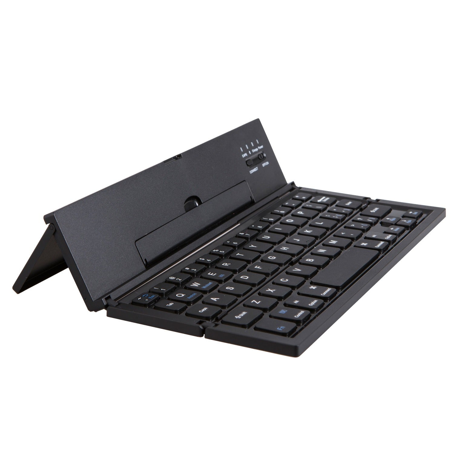 Mini blue tooth foldable pc keyboard portable notebook three fold keyboard for business laptop pad computer - KAISERINC
