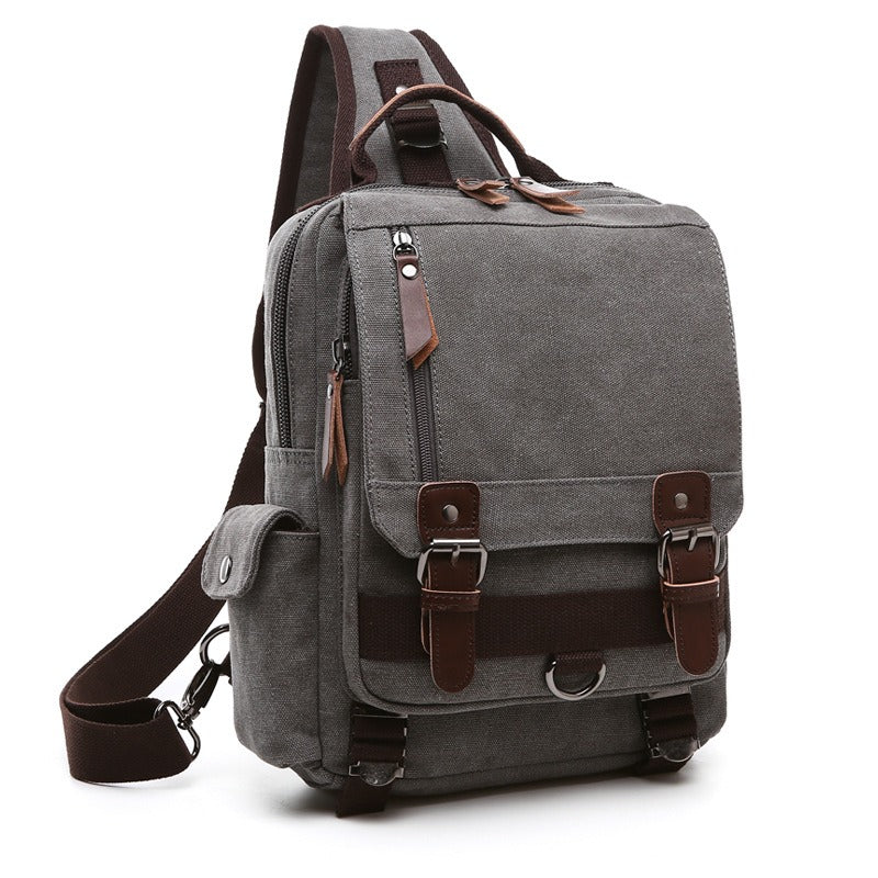 Canvas Backpack Men Travel Back Pack Multifunctional Shoulder Bag for Women Laptop Rucksack School Bags Female Daypack - KAISERINC