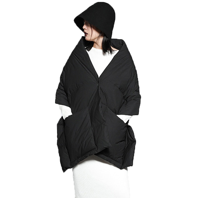 Warm Winter Female Coat Black Clothing Women Jacket Cotton Women Winter Sleeveless Jacket Coat Fashionable Spring - KAISERINC