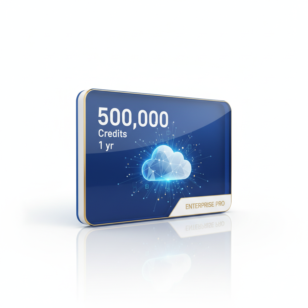 f. 500,000 Credits, 1 yr