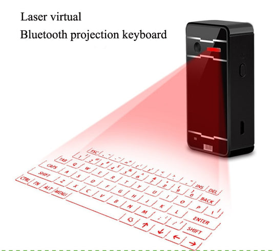 Bluetooth Wireless Virtual Projection keyboard Portable for Iphone Android Smart Phone Ipad Tablet PC Notebook - KAISERINC