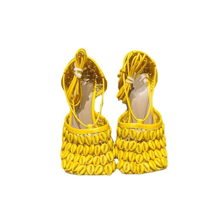 Ankle Bandage Design Rome Sandals ladies Sexy Hot Sole Fashion Brand Shoes - KAISERINC