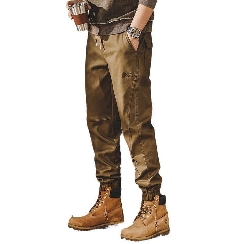 American Heavyweight Retro Work Suit Pants for Men's Autumn Loose Straight Tube Large Men's Casual Pants - KAISERINC