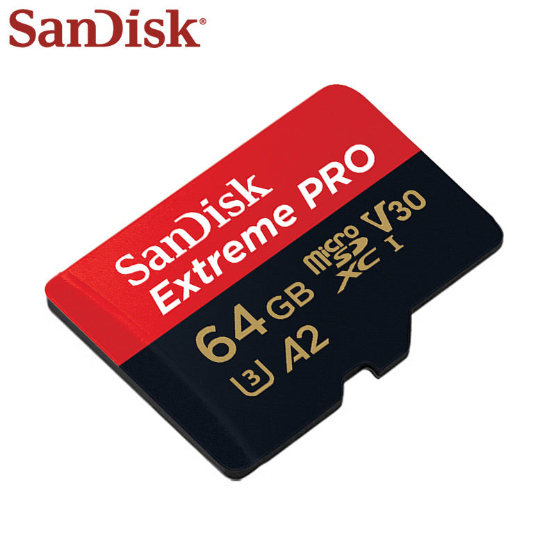 Original Sandisk Extreme Pro Micro SD Card up to 170MB/s A2 V30 U3 64GB 128GB Sandisk TF Card Memory Card With SD Adapter - KAISERINC
