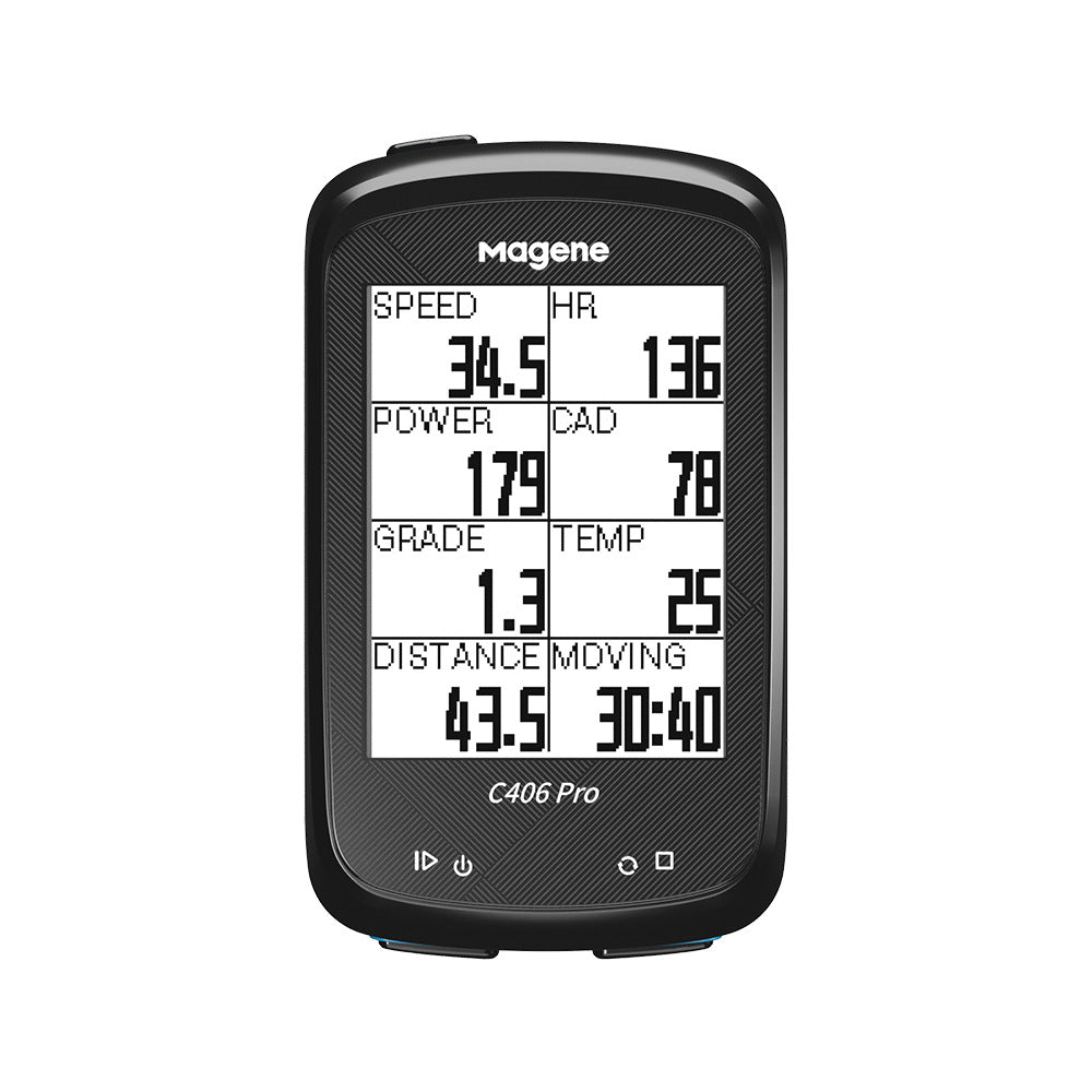 Magene Mckin C406pro Bicycle Wireless Smart Stopwatch English Version GPS Speed Monitoring Riding ANT+ - KAISERINC