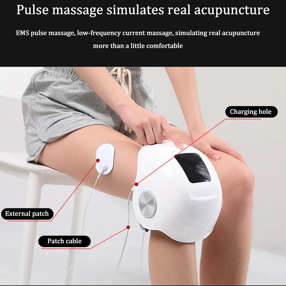 Knee Massager Knee Paint Pain Hot Compress Old Cold Leg Knee Pad Warm Physical Therapy For Middle-Aged And Elderly Men And Women - KAISERINC