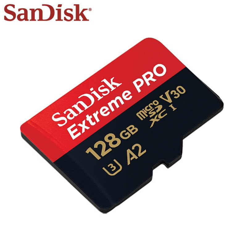 Original Sandisk Extreme Pro Micro SD Card up to 170MB/s A2 V30 U3 64GB 128GB Sandisk TF Card Memory Card With SD Adapter - KAISERINC