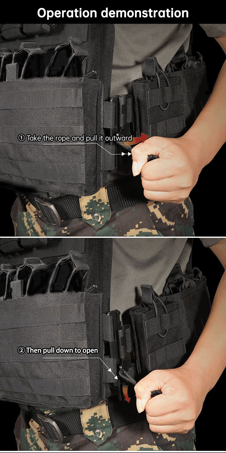 Outdoor Quick Dismantling Tactical Vest Outdoor Equipment 6094 Tactical Vest CS Training Equipment - KAISERINC
