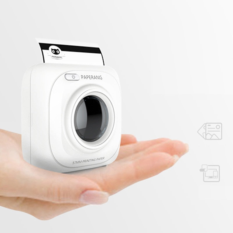 PAPERANG P1 Portable Bluetooth 4.0 Printer Thermal Photo Printer Phone Wireless Connection Printer 1000mAh Lithium-ion Batter - KAISERINC