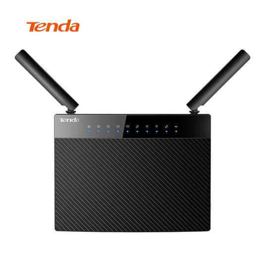 Tenda AC9 1200M Smart Dual-Band 802.11AC 2.4G/5G Gigabit Wireless WiFi Router Repeater, Broadcom Chip, English/European Firmware - KAISERINC