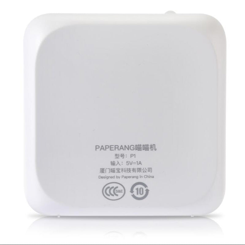 PAPERANG P1 Portable Bluetooth 4.0 Printer Thermal Photo Printer Phone Wireless Connection Printer 1000mAh Lithium-ion Batter - KAISERINC