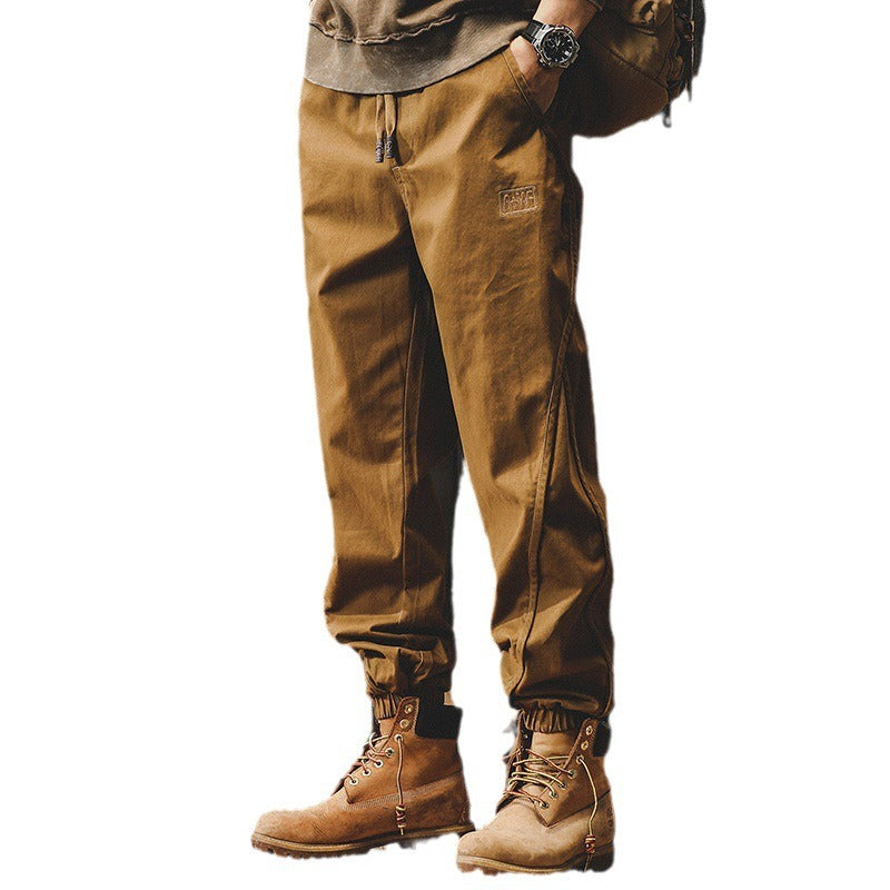 American heavy weight retro work pants men's autumn and winter loose fitting oversized men's casual pants autumn trendy brand - KAISERINC