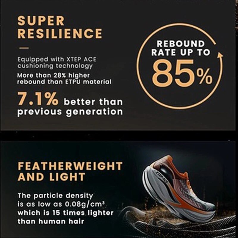 Xtep 160X 3.0 Pro Running Shoes Men Carbon Plate Professional Marathon PB Sports Shoes Rebound Non-Slip Sneakers