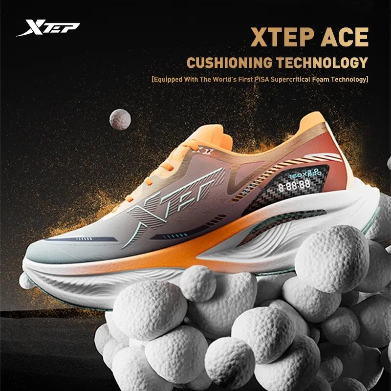 Xtep 160X 3.0 Pro Running Shoes Men Carbon Plate Professional Marathon PB Sports Shoes Rebound Non-Slip Sneakers
