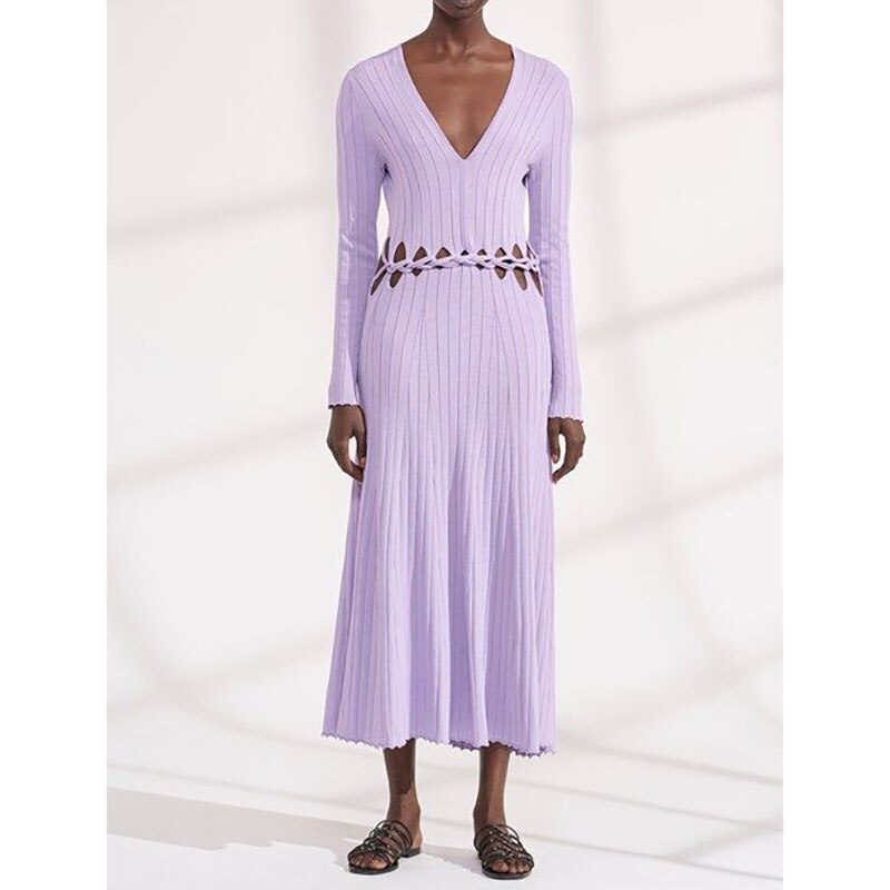 Affordable Luxury Dress Women Summer Dress Slim Fit Knitted Dress Summer New Arrival Vocation Dress - KAISERINC